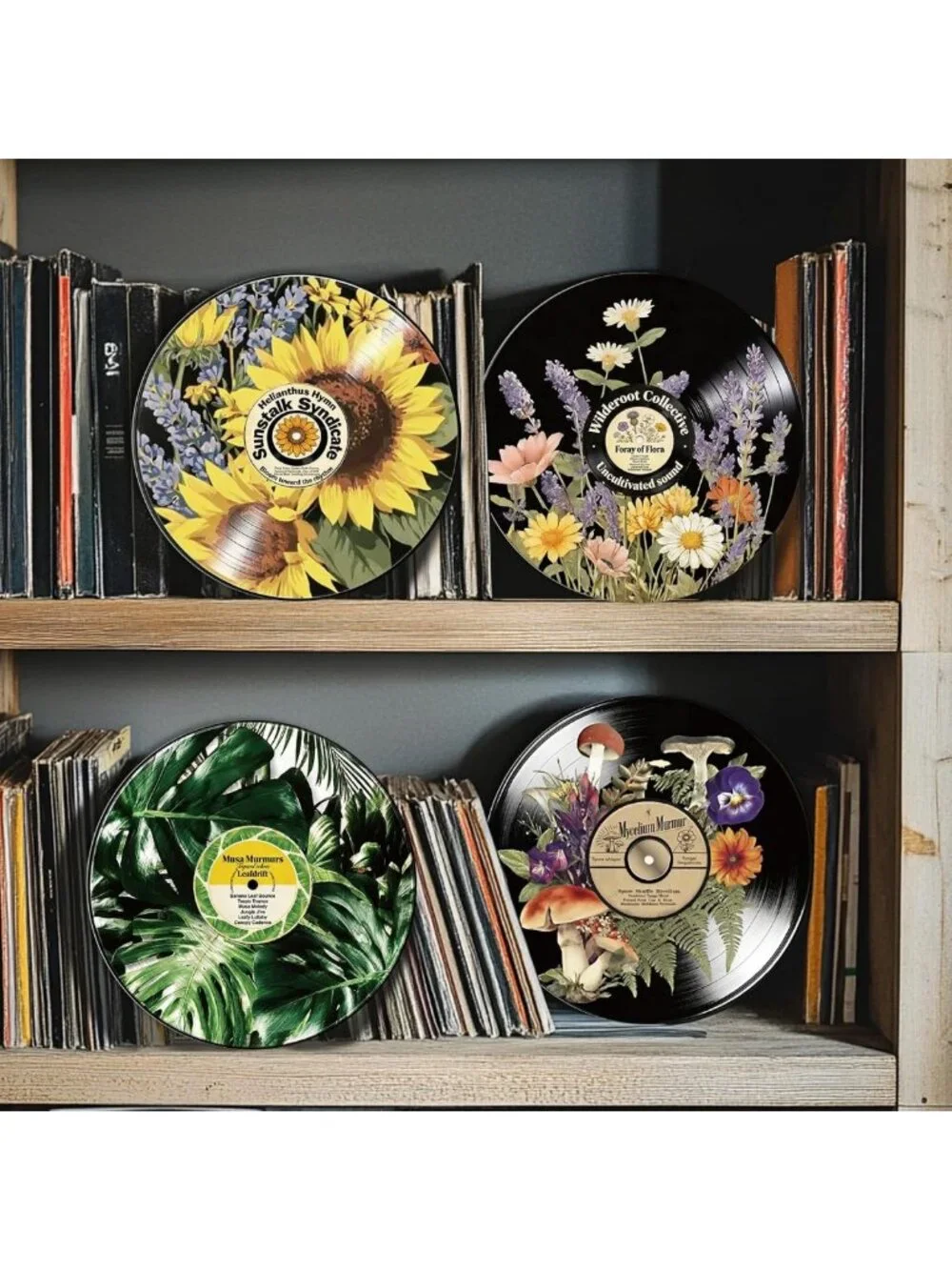 8PCS Vintage Record Wall Decor Set | 12